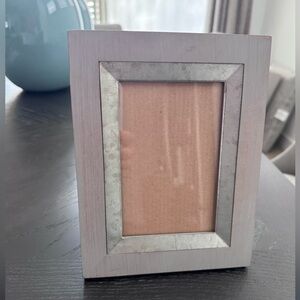 Silver and Gray Photo Frame